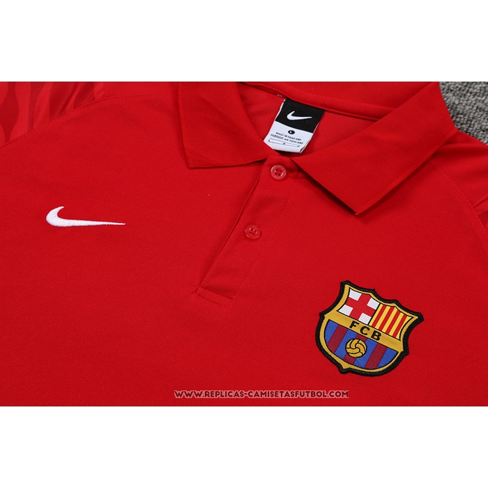 Conjunto Polo del Barcelona 22-23 Rojo